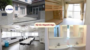 Trường Nhật ngữ Akamonkai - Ký túc xá Higashi Ogu