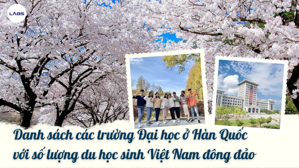 Danh sách các trường đại học ở Hàn Quốc với số lượng du học sinh Việt Nam đông đảo - LABS Academy